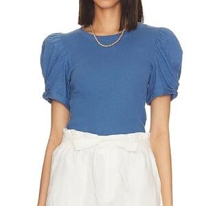 1. State Revolve Blue Short Sleeve Top